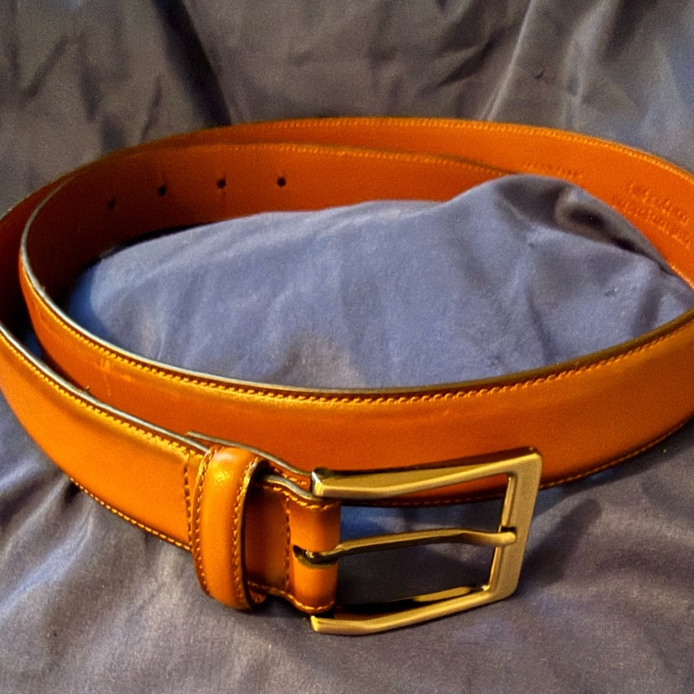 Men's Perry Ellis Tan Leather Belt size 36